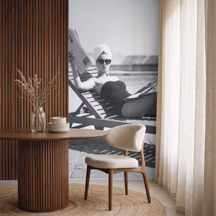 Behang - Glamour - Modern - Zwart - Wit — 4