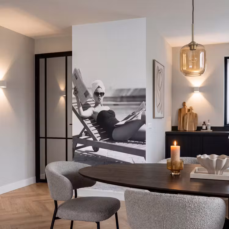 Behang - Glamour - Modern - Zwart - Wit — 5