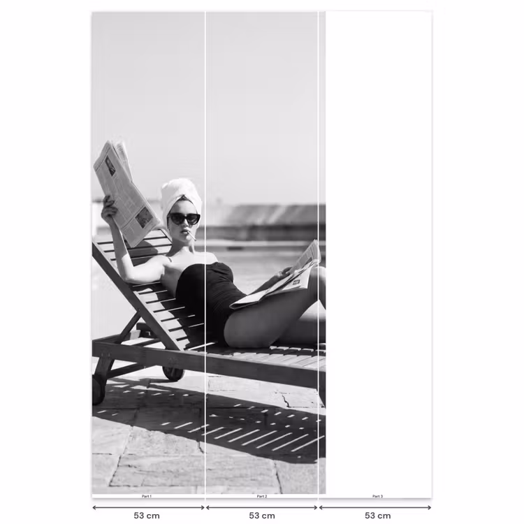 Behang - Glamour - Modern - Zwart - Wit — 6
