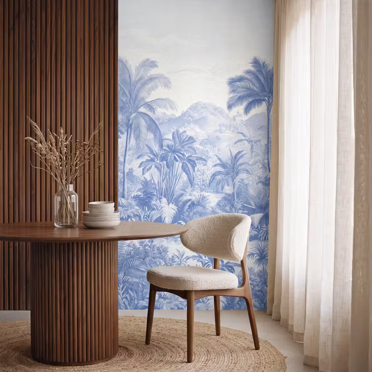 Behang - Tropisch - Jungle - Blauw — 4