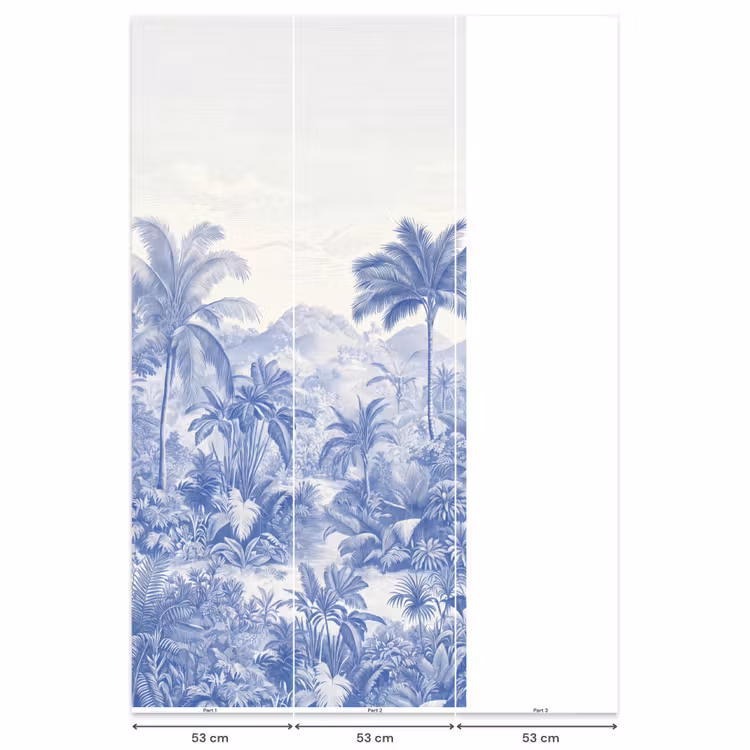 Behang - Tropisch - Jungle - Blauw — 6