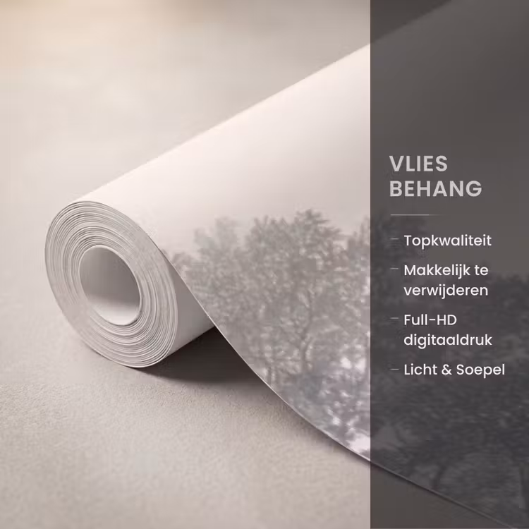 Behang - Mistig - Berglandschap - Illustratie β 3