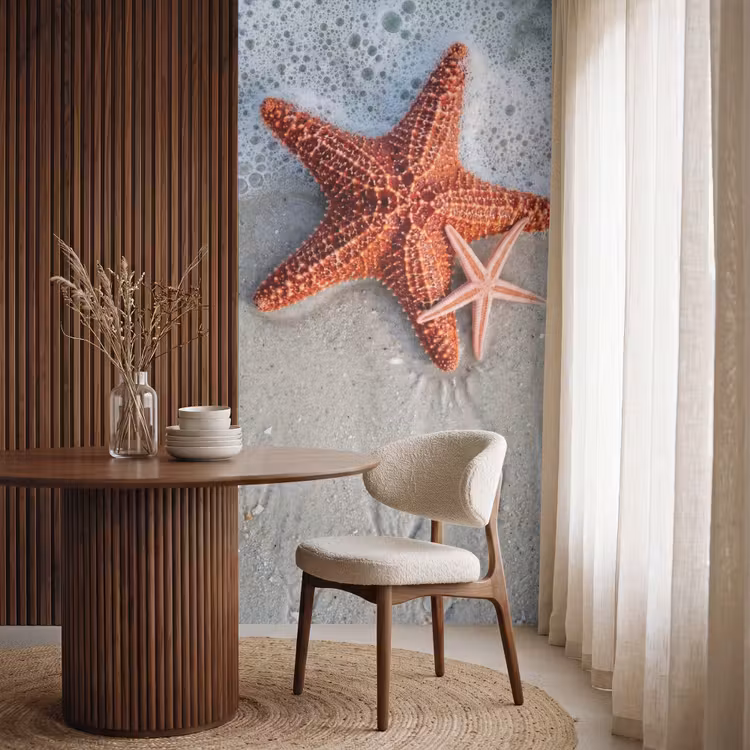 Behang - Zeester - Strand - Zee — 4