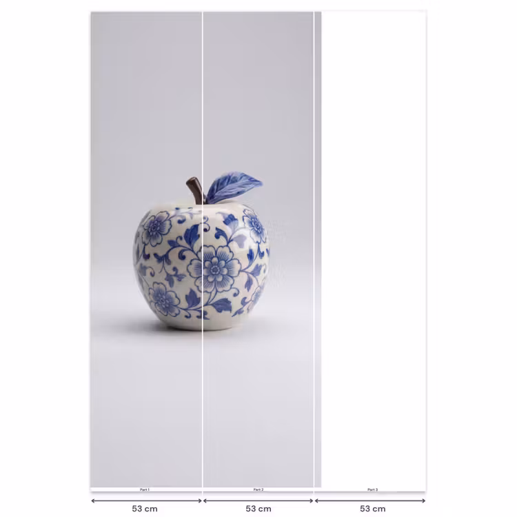 Behang - Appel - Blauw - Klassiek — 6