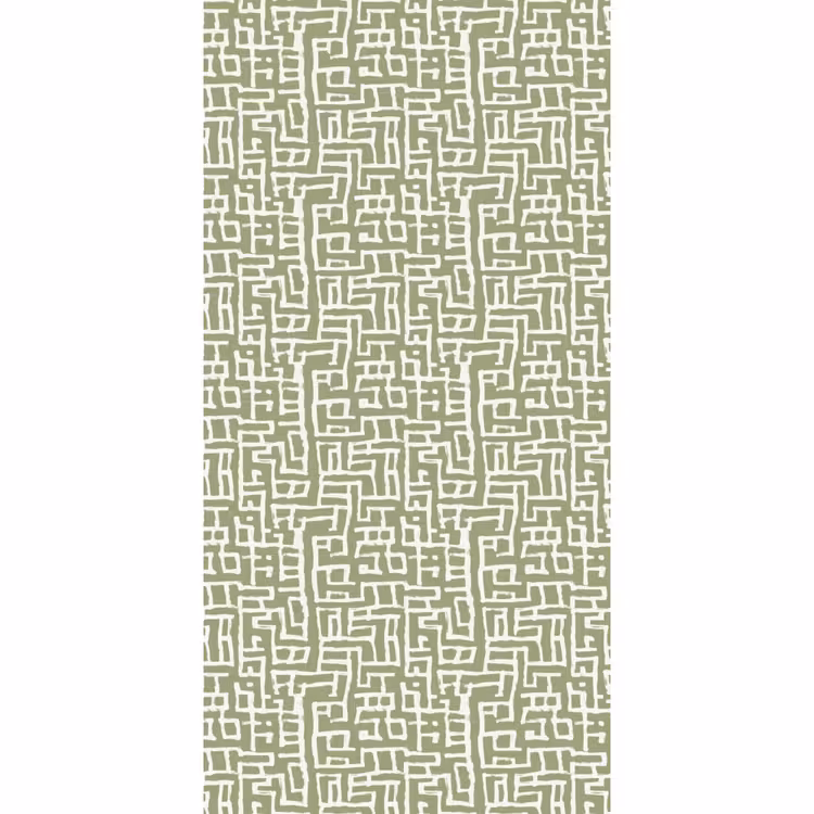Behang - Grafisch - Patroon - Groen — 2