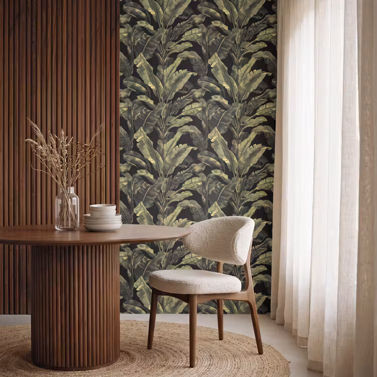 Behang - Botanisch - Bladeren - Groen — 4