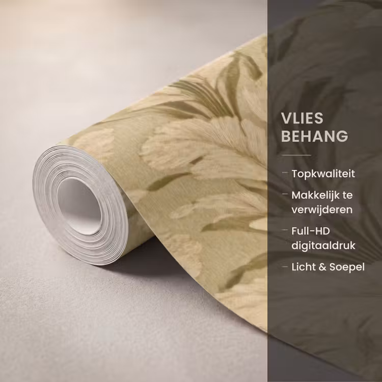Behang - Palmbladeren - Klassiek - Groen — 3