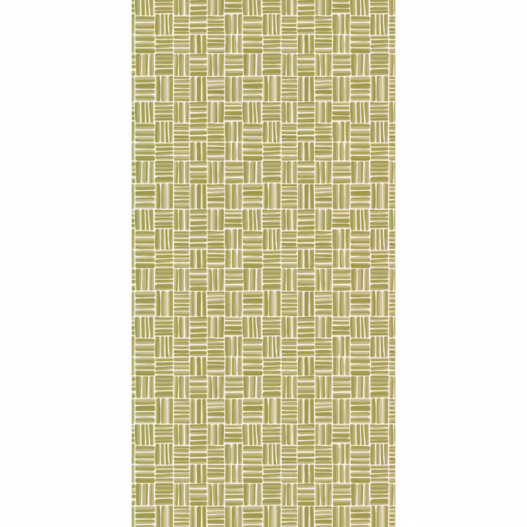 Behang - Vlecht - Patroon - Groen β 2