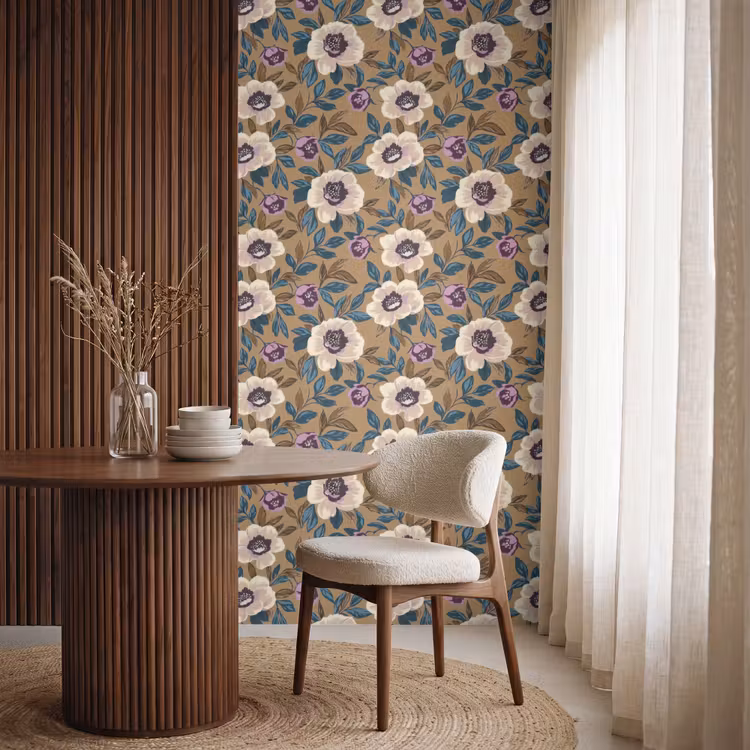 Behang - Floraal - Stilleven - Kleurrijk — 4