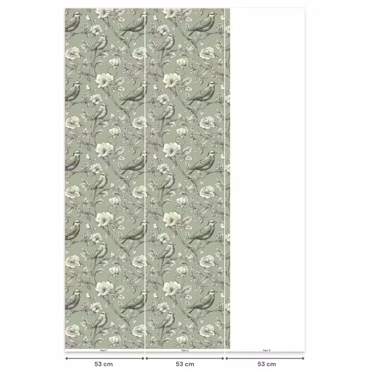 Behang - Klassiek - Botanisch - Groen — 6