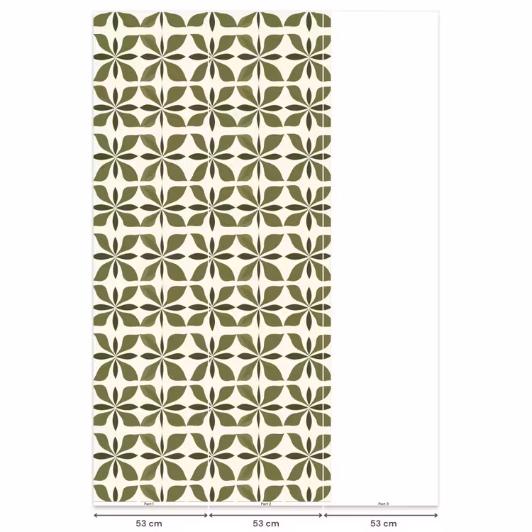Behang - Botanisch - Retro - Groen — 6
