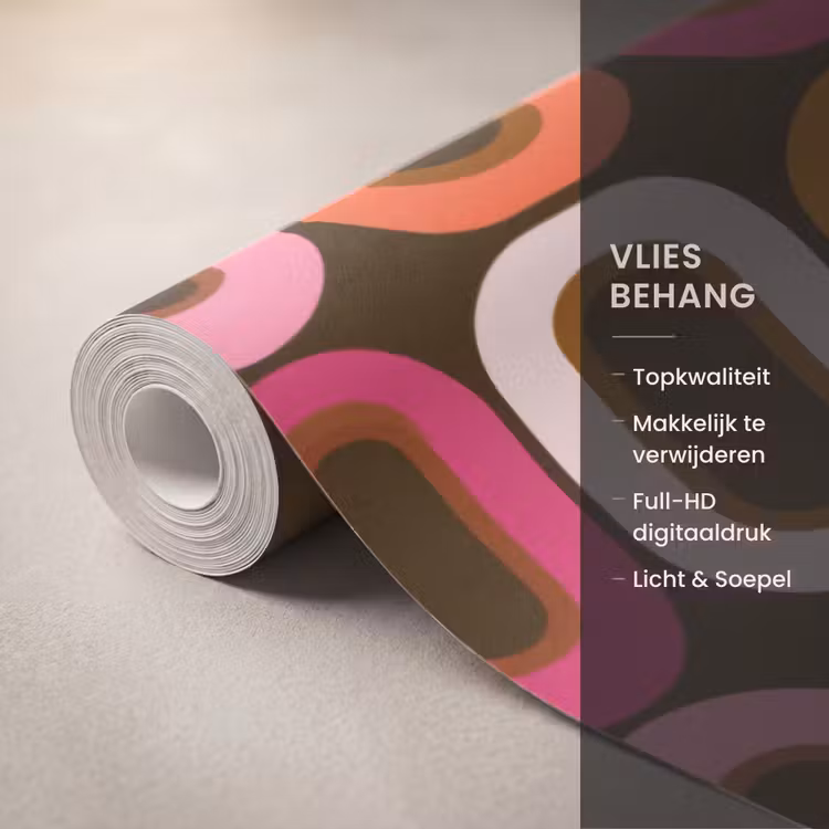 Behang - Modern - Retro - Kleurrijk — 3