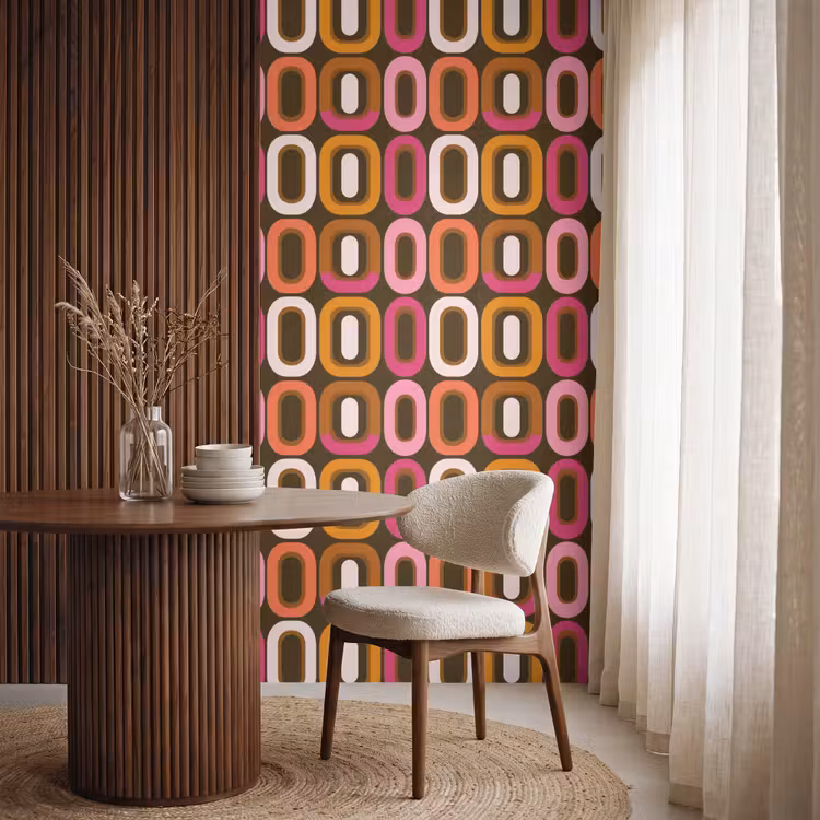Behang - Modern - Retro - Kleurrijk — 4