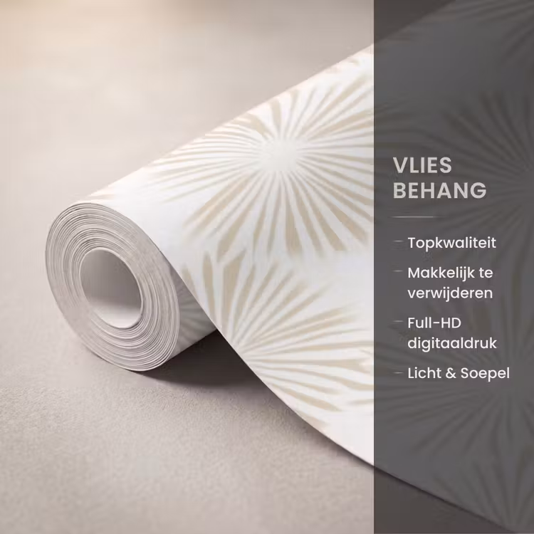 Behang - Abstract - Motief - Beige — 3