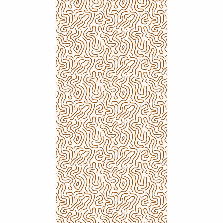 Behang - Minimalistisch - Patroon - Terracotta — 2