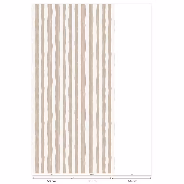 Behang - Minimalistisch - Strepen - Beige — 6