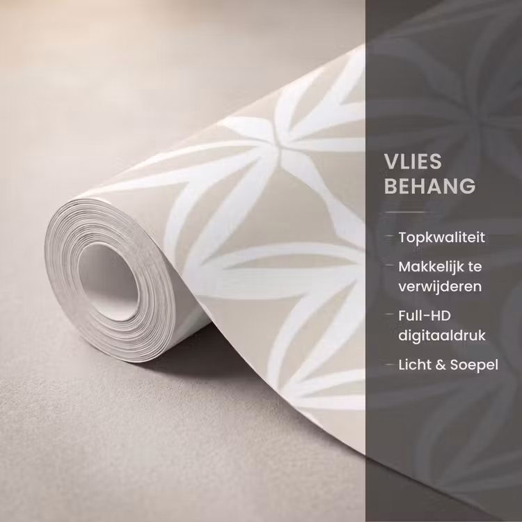 Behang - Motief - Modern - Beige — 3