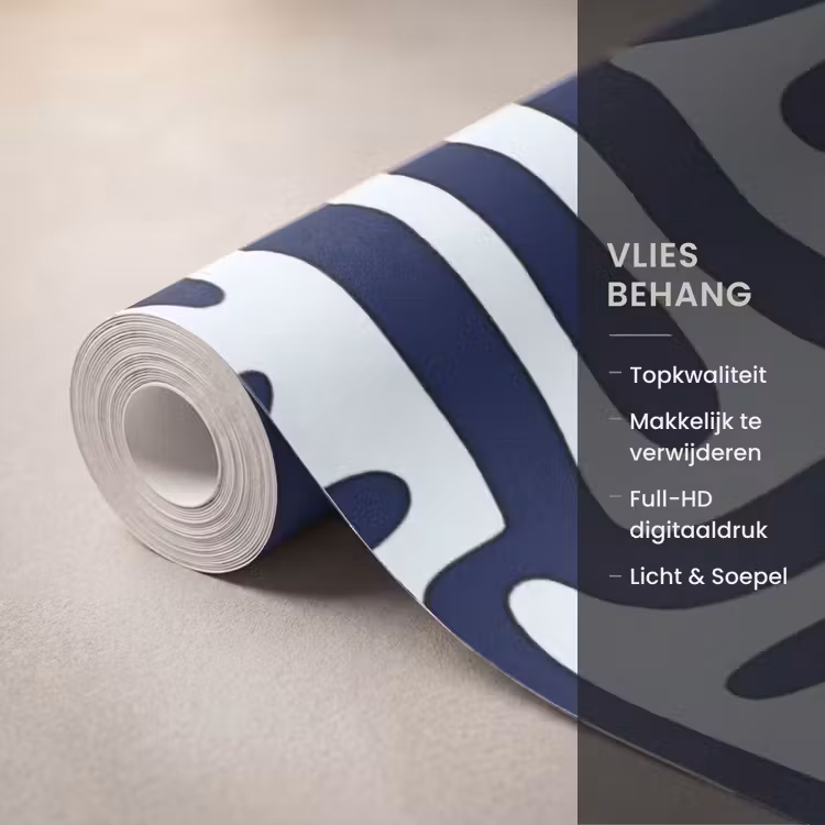 Behang - Abstract - Modern - Blauw — 3