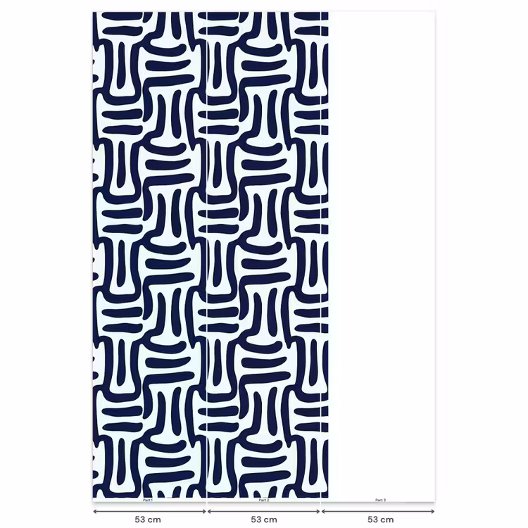 Behang - Abstract - Modern - Blauw — 6