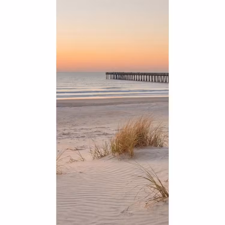 Behang - Pier - Zonsondergang - Strand — 2