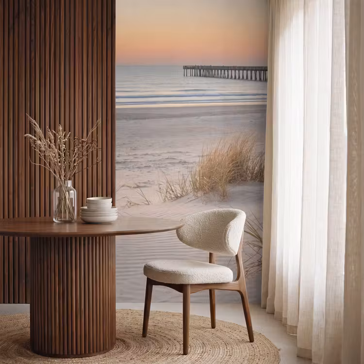 Behang - Pier - Zonsondergang - Strand — 4