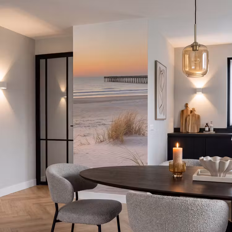 Behang - Pier - Zonsondergang - Strand — 5