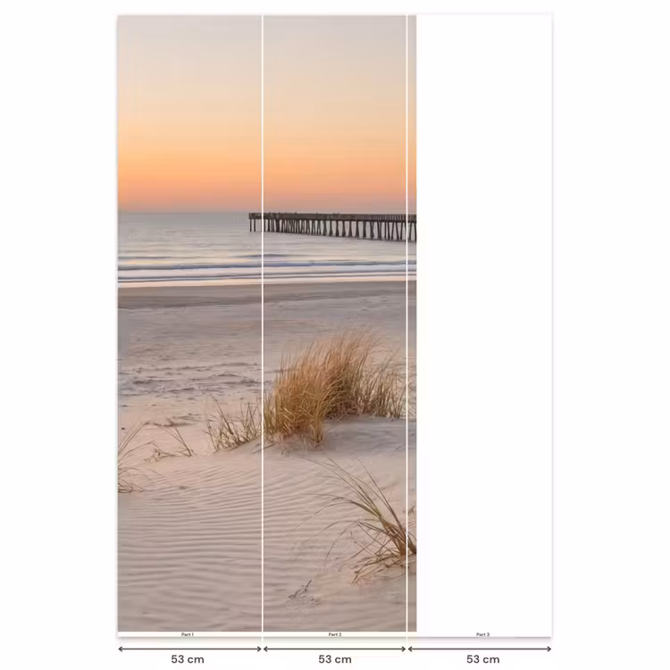 Behang - Pier - Zonsondergang - Strand — 6