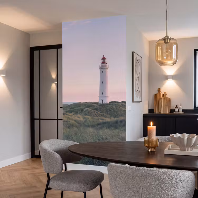 Behang - Vuurtoren - Duinlandschap - Zee — 5