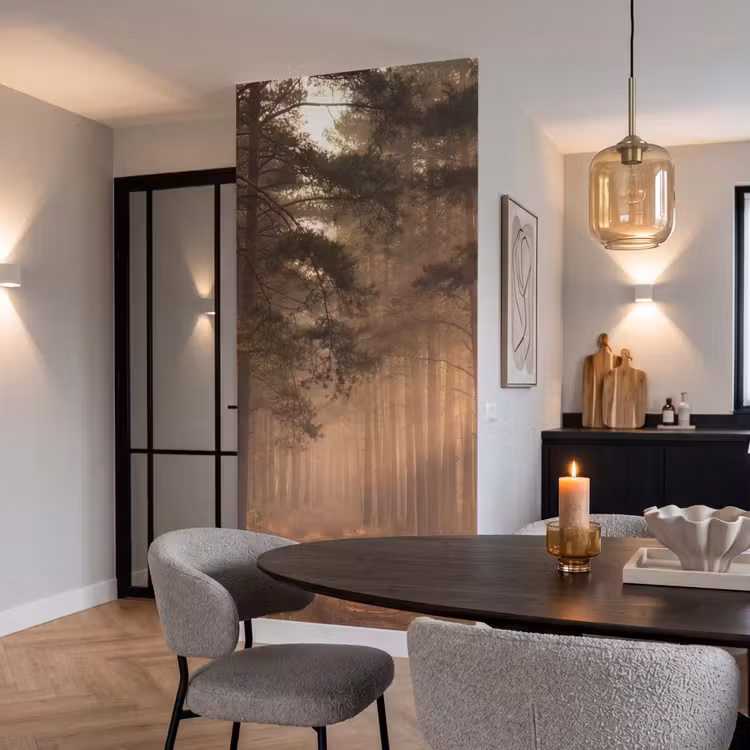 Behang - Bos - Mist - Zonlicht — 5