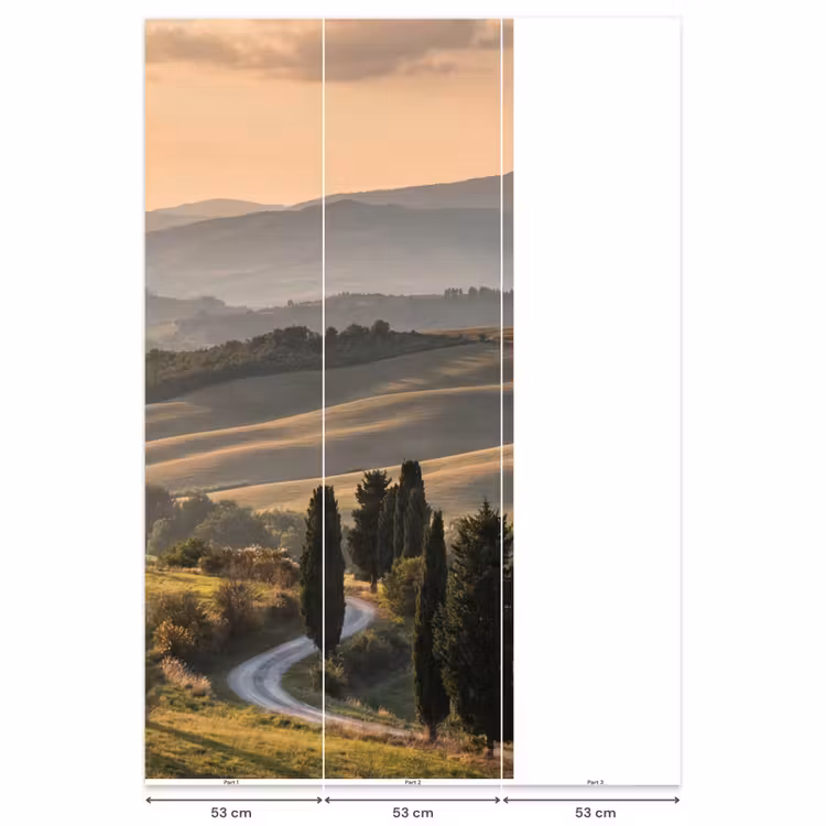 Behang - Toscaans - Landschap - Heuvels — 6