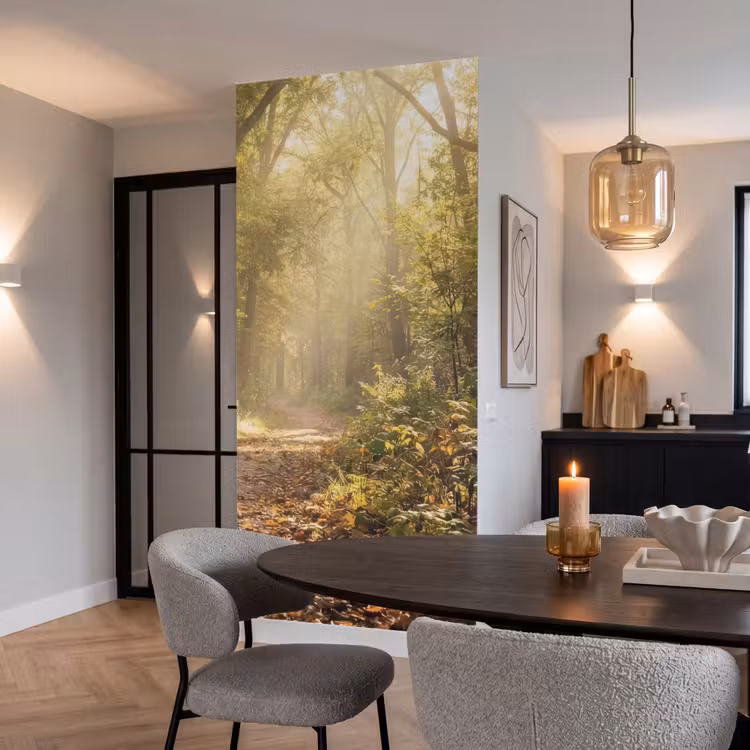 Behang - Zonlicht - Bospad - Bomen — 5
