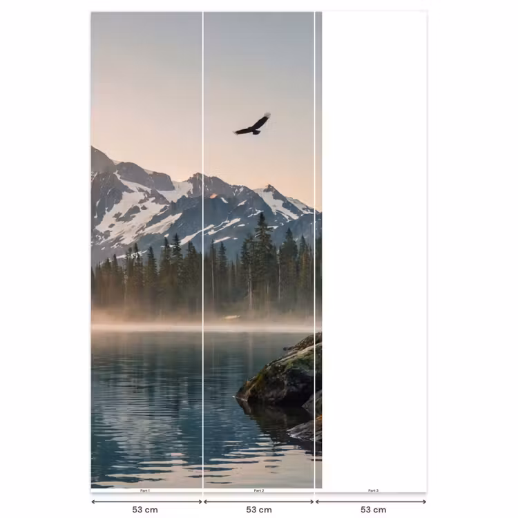 Behang - Bergen - Water - Bomen — 6