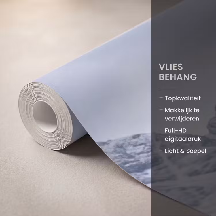 Behang - Schotse hooglander - Bruin - Water — 3