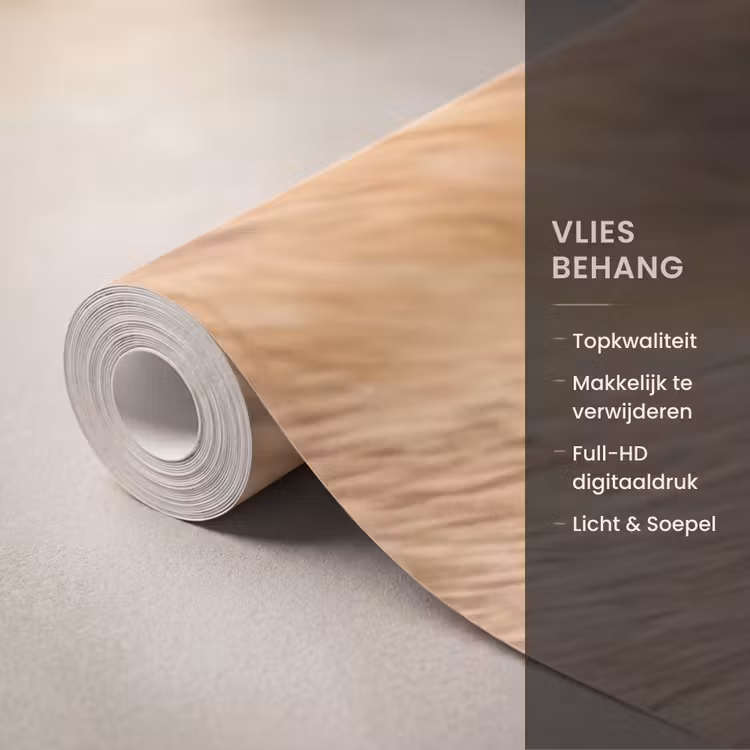 Behang - Paard - Oog - Bruin — 3
