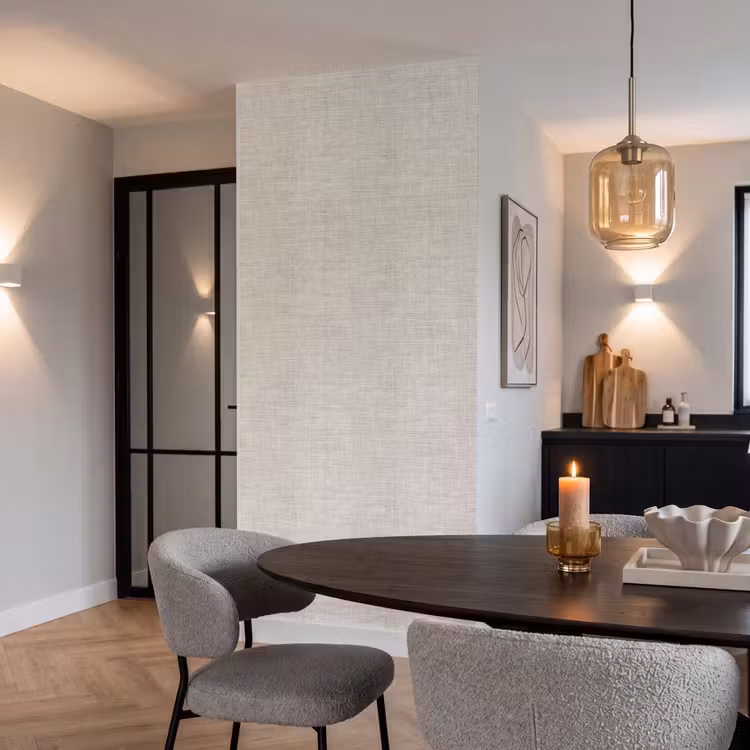 Behang - Linnen - Textuur - Beige — 5