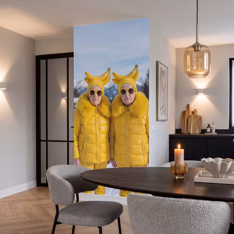 Behang - Vrouwen - Bananen - Geel — 5