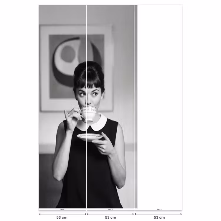Behang - Portret - Thee - Vrouw — 6