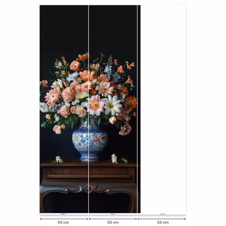 Behang - Hout - Vaas - Kleuren - Bloemen — 6