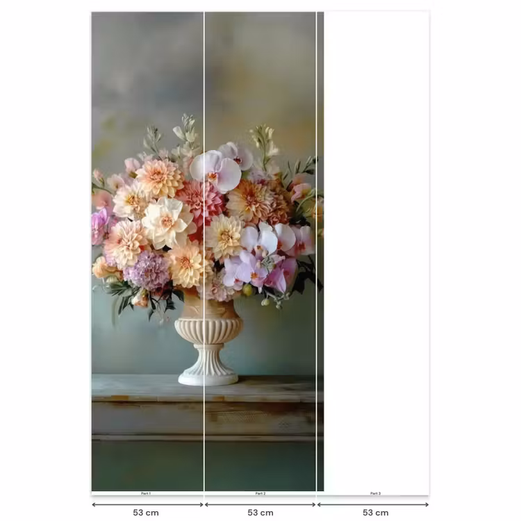 Behang - Orchidee - Boeket - Vaas - Bloemen — 6