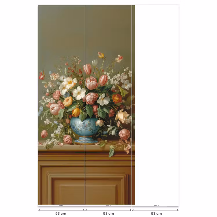Behang - Vaas - Pastel - Kleuren - Bloemen — 6
