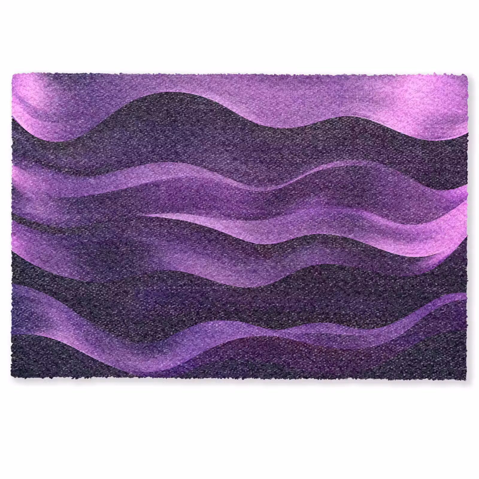 Deurmat - Golven - Abstract - Paars — 1