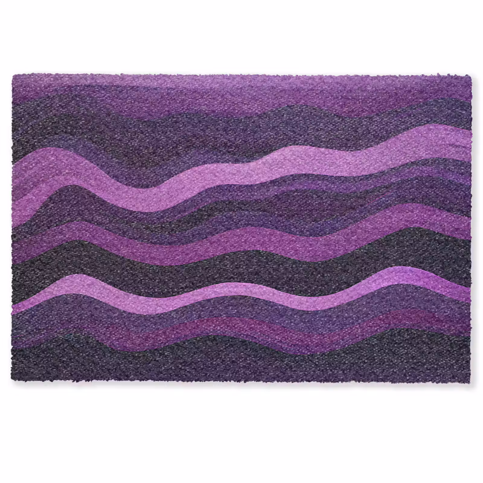 Deurmat - Lijnen - Golven - Paars - Abstract — 1