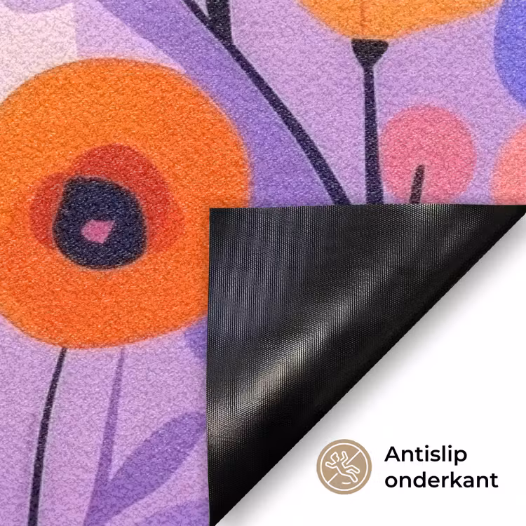 Deurmat - Bloemen - Kleurrijk - Bladeren — 6