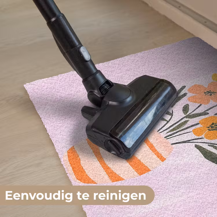 Deurmat - Vaas - Gestreept - Bloemen - Oranje — 9