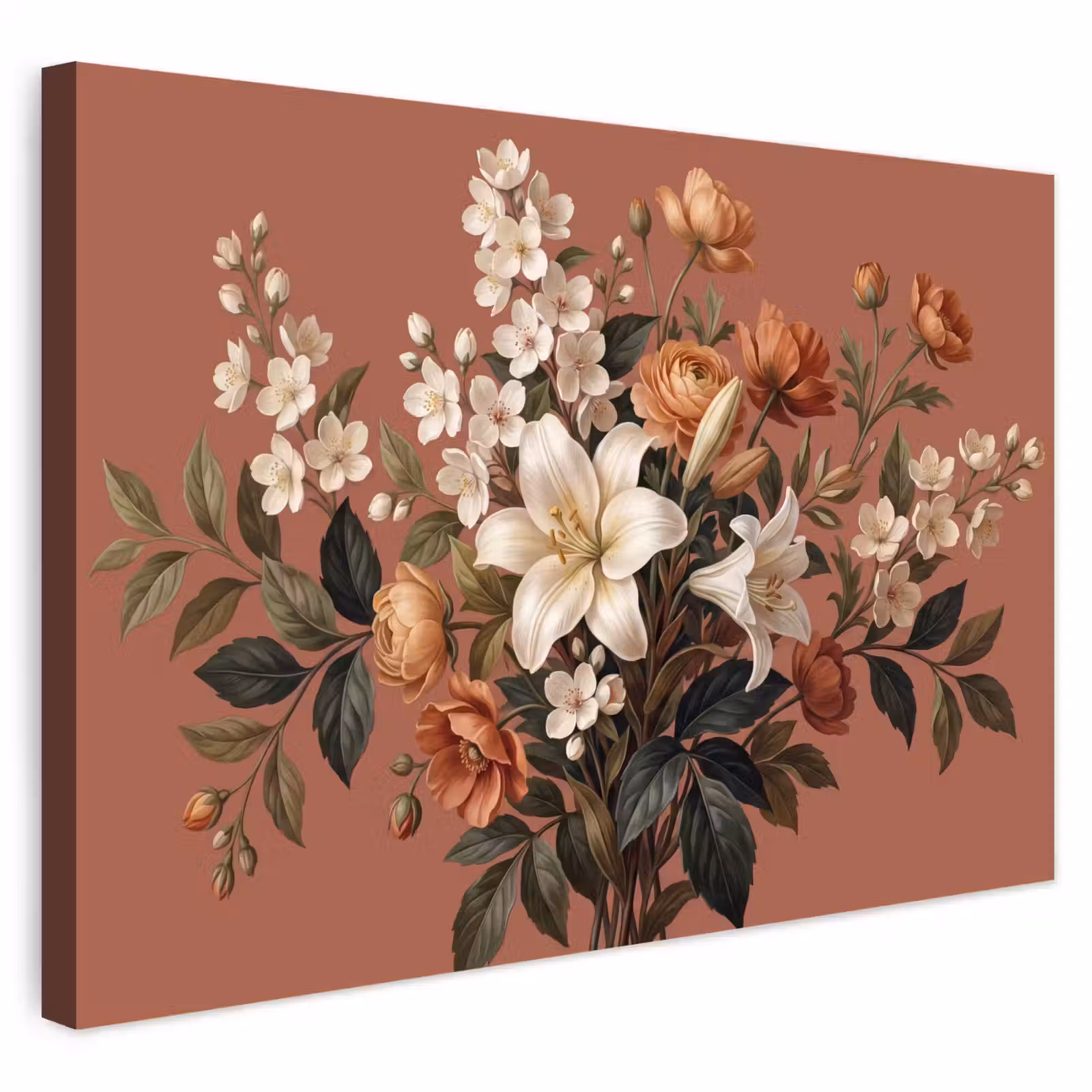 Buiten canvas - Boeket - Retro - Kleurrijk — 1