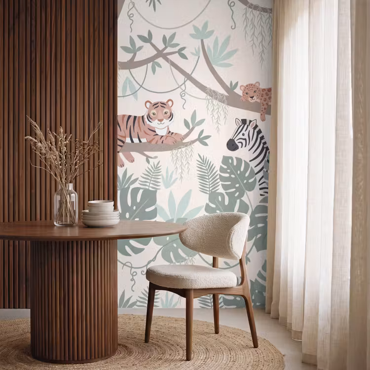 Behang - Jungle - Rustiek - Pastel β 4