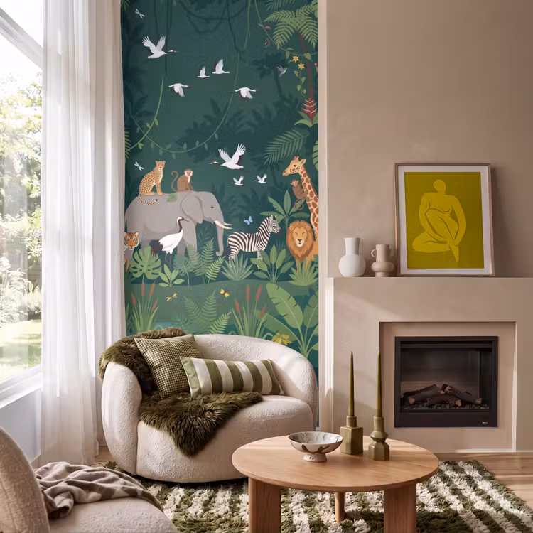 Behang - Tropisch - Jungle - Groen — 1