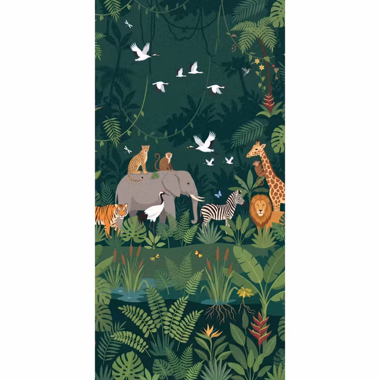 Behang - Tropisch - Jungle - Groen — 2