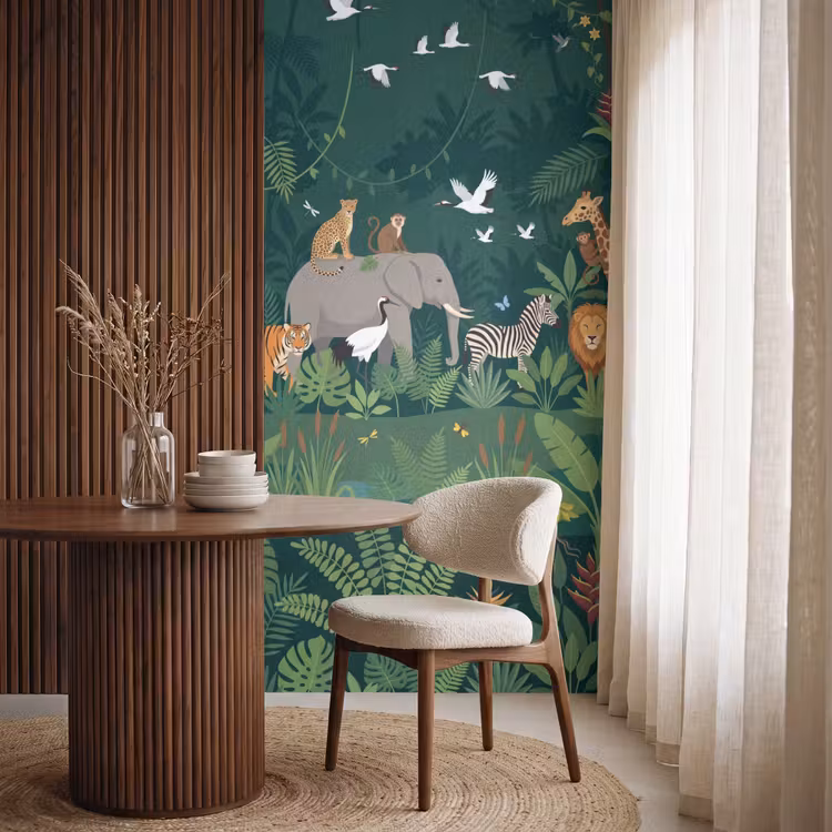 Behang - Tropisch - Jungle - Groen — 4