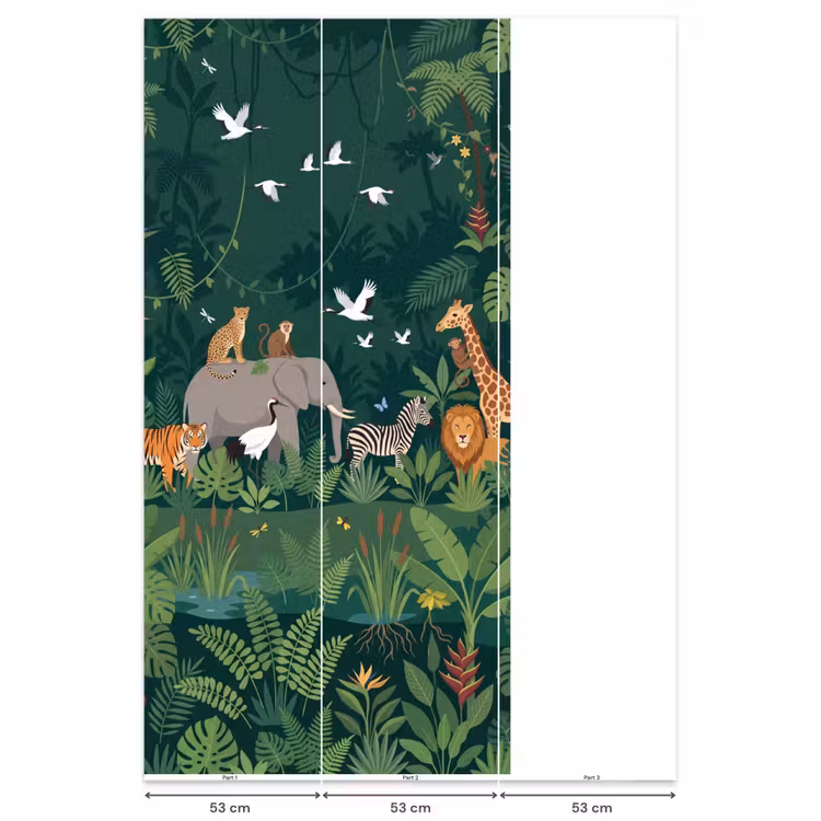 Behang - Tropisch - Jungle - Groen — 6